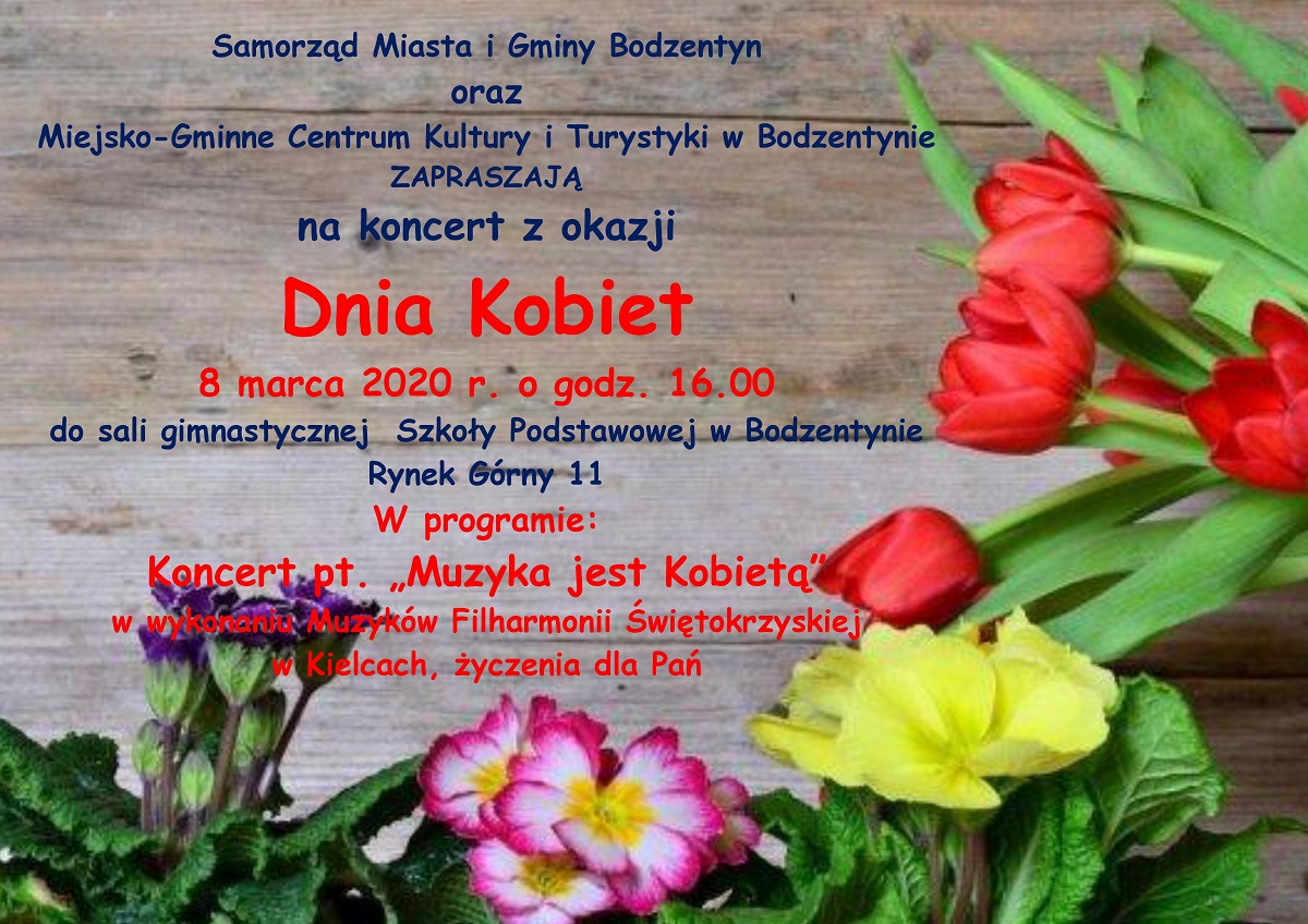 Dzień Kobiet w Gminie Bodzentyn