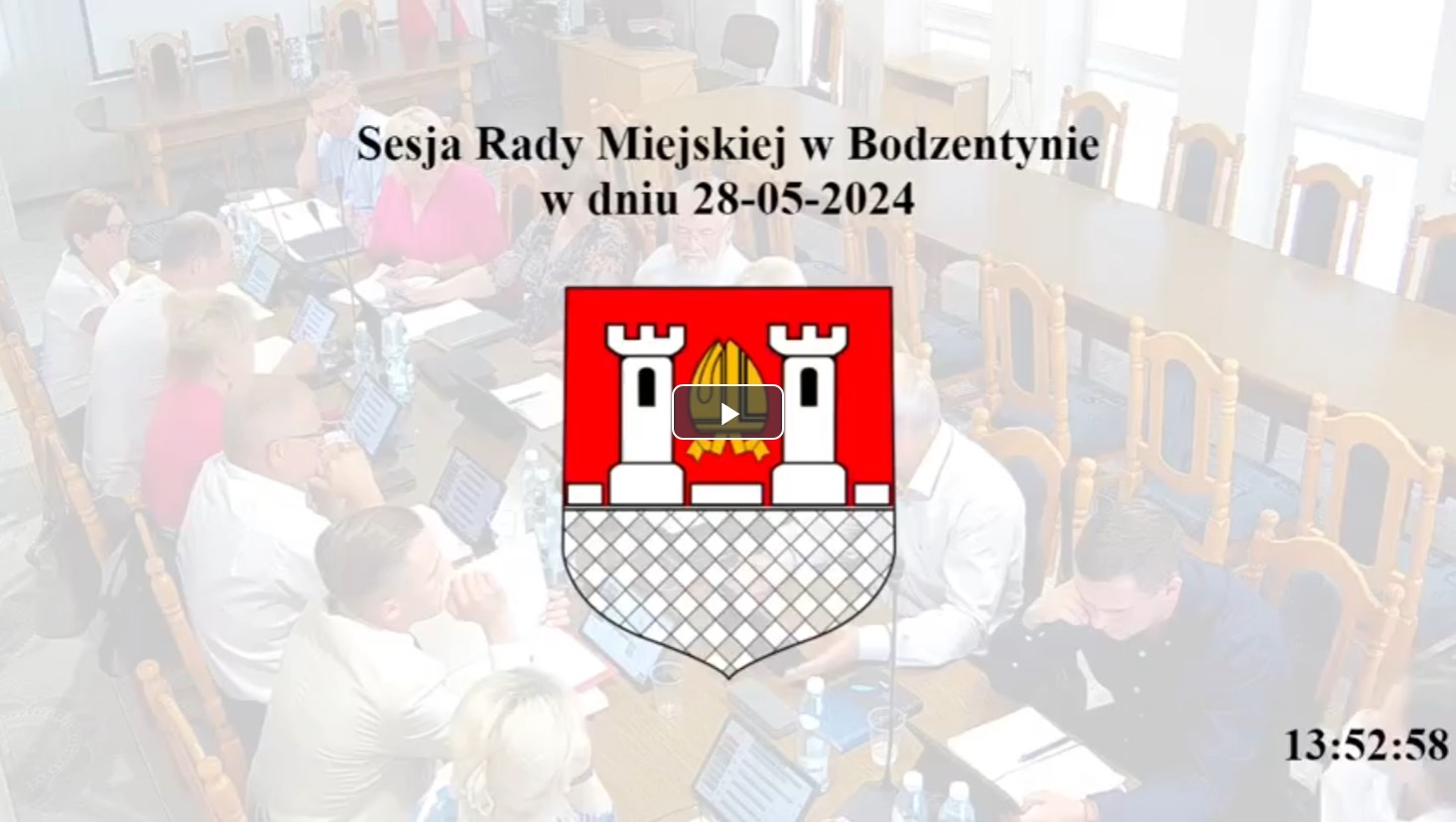 Sesja Rady Miejskiej w Bodzentynie maj 2024 