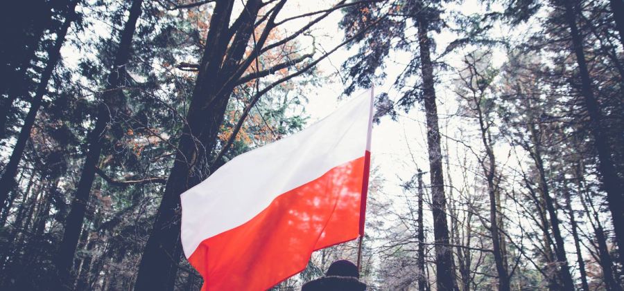Świętokrzyski Górski Marsz Niepodległościowy w Świętej Katarzynie gm. Bodzentyn