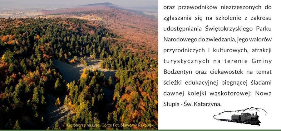 Szkolenie dla przewodników terenowych w Świętokrzyskim Parku Narodowym 2019