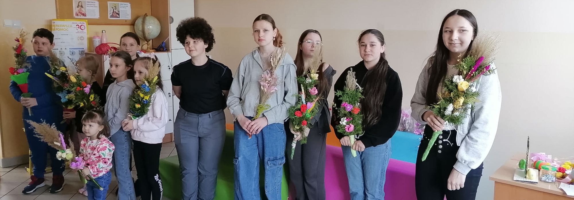 Artystyczny talent mieszkańców Bodzentyna rozkwita na wielkanocnych warsztatach