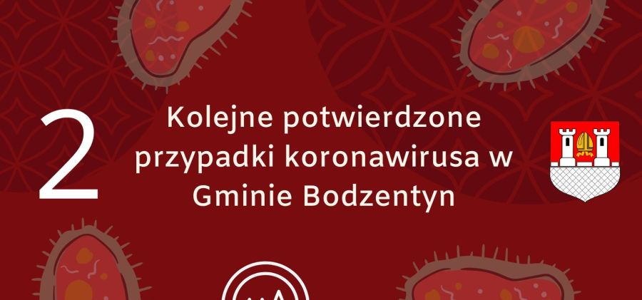 2 kolejne przypadki COVID-19 w gminie Bodzentyn