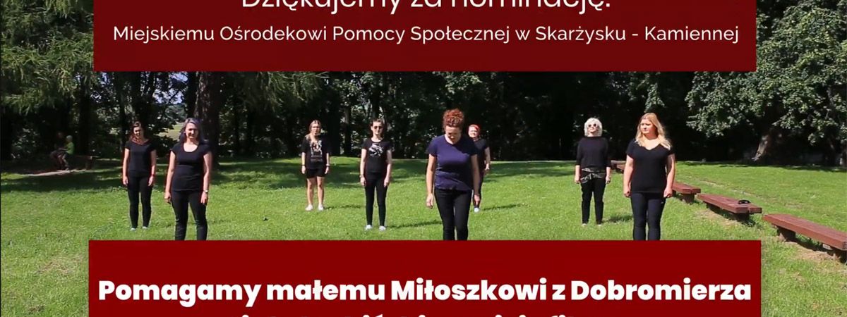 #GaszynChallenge Miejsko-Gminnego Ośrodka Pomocy Społecznej w Bodzentynie