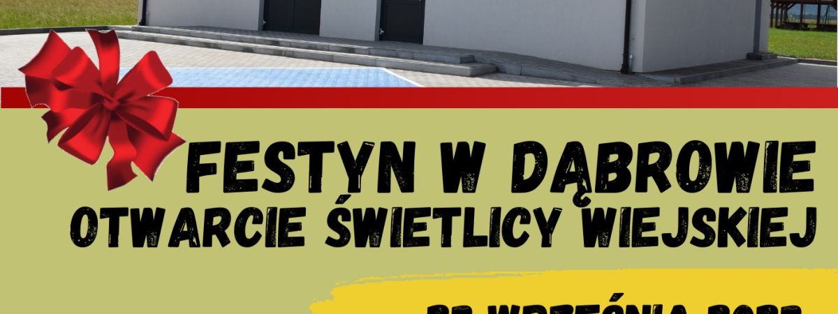 otwarcie Świetlicy Wiejskiej w Dąbrowie Górnej Gmina Bodzentyn